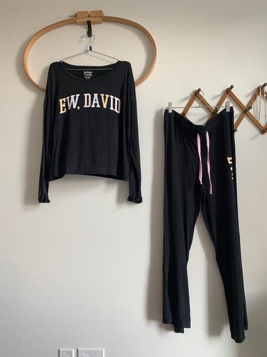 Schitt's Creek - Ew David lounge sets - multiple sizes