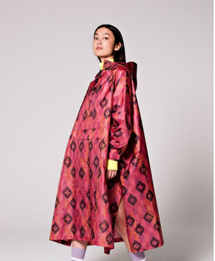 Ikat Rainkiss poncho