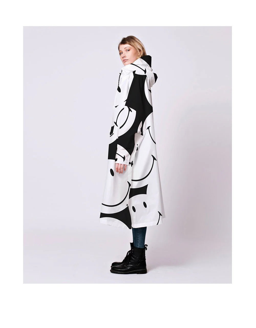 Panda Smiley Rainkiss Poncho