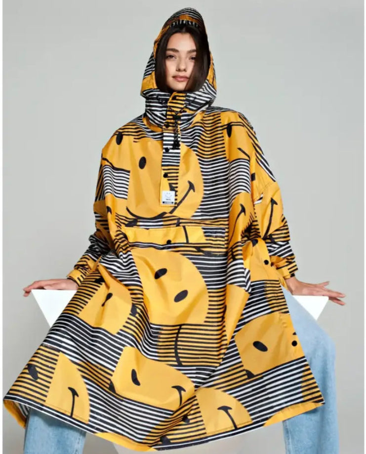 Sunset smiley Rainkiss Poncho