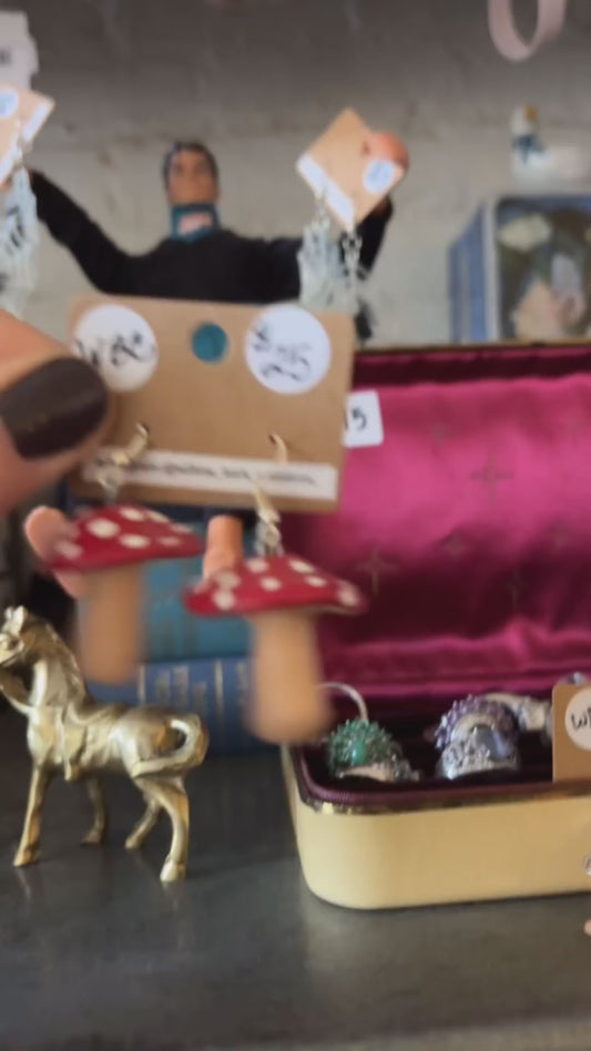 Mushroom Earrings