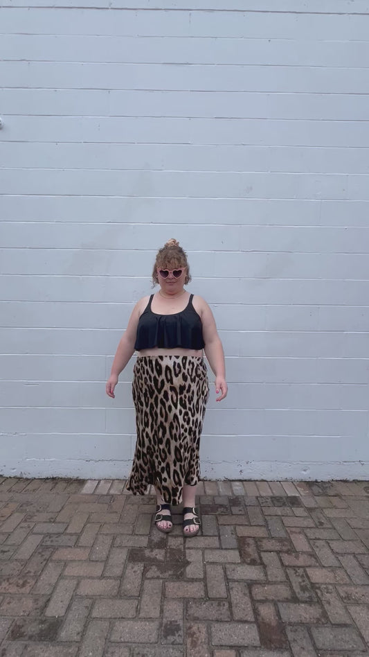 Size 22 Leopard Print H&M Skirt